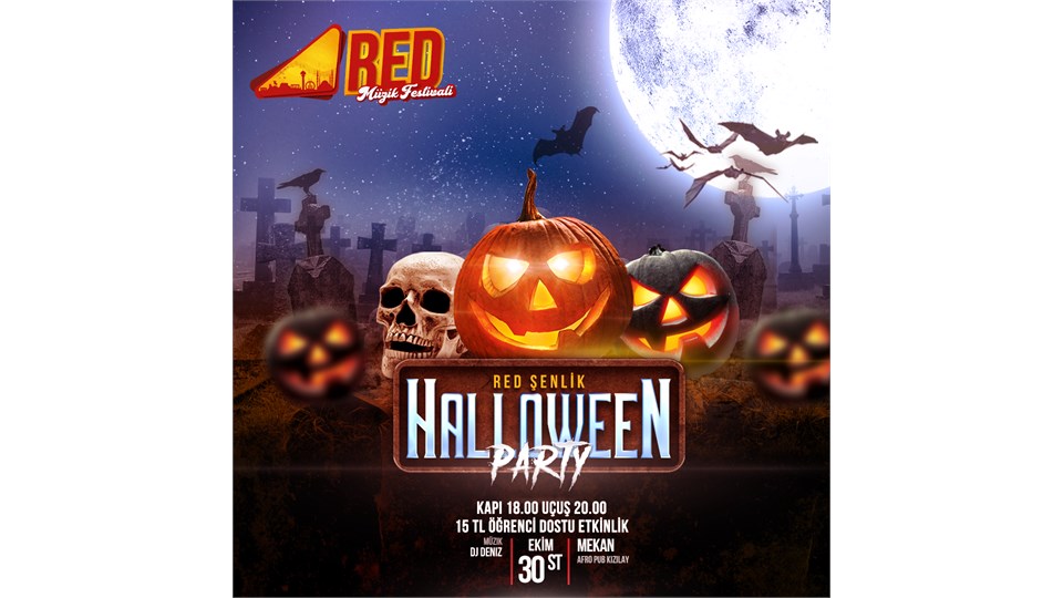 Red Şenlik Hallowen Party!