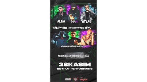 Kadıköy Groundy 28 Kasım RAP KONSERİ