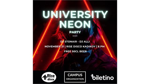 UNIVERSITY NEON PARTY 