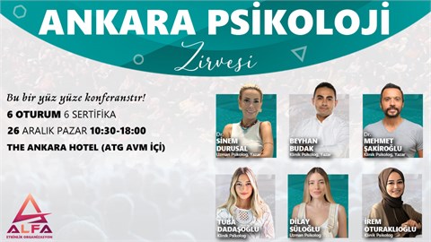 ANKARA PSİKOLOJİ ZİRVESİ / 26 Aralık
