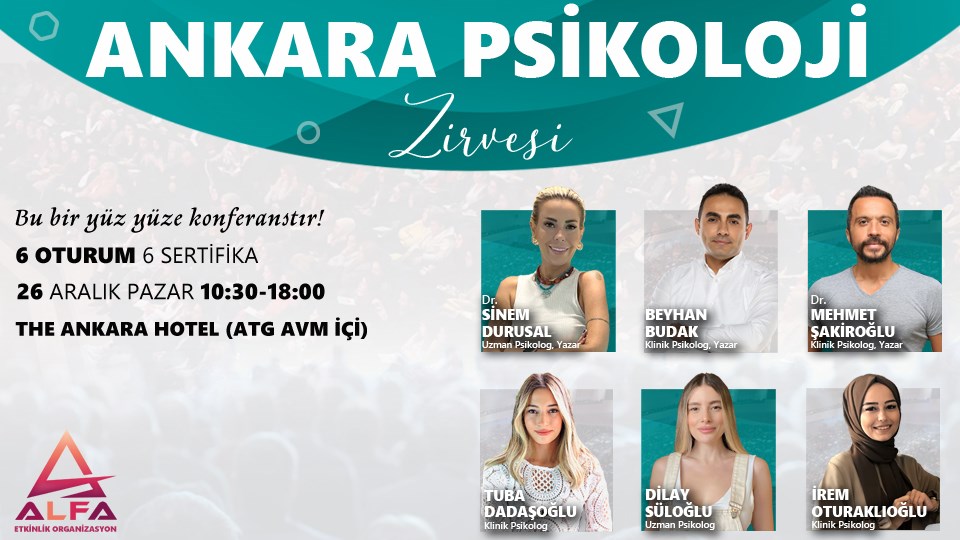 ANKARA PSİKOLOJİ ZİRVESİ / 26 Aralık