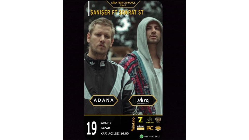 Şanışer ft Sokrat St adana konser