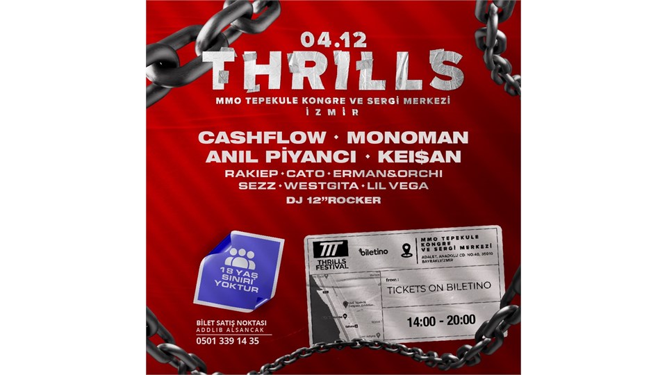 THRILLS 4 ARALIK 2021 HIPHOP JAM