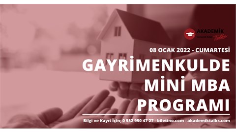 Gayrimenkulde MİNİ MBA