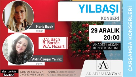 AKADEMİ AKCAN ÇARŞAMBA KONSERLERİ - Yılbaşı Konseri