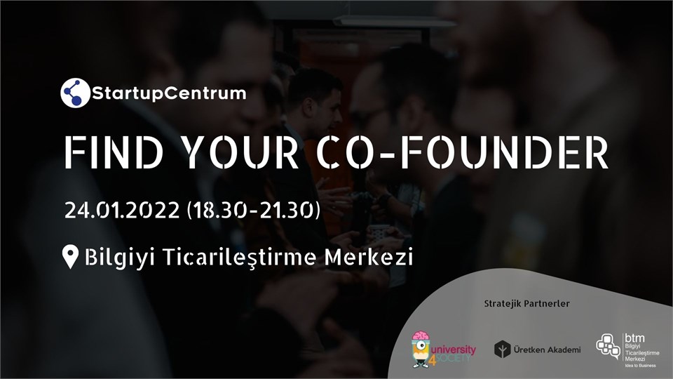 Find Your Co-Founder İstanbul - StartupCentrum
