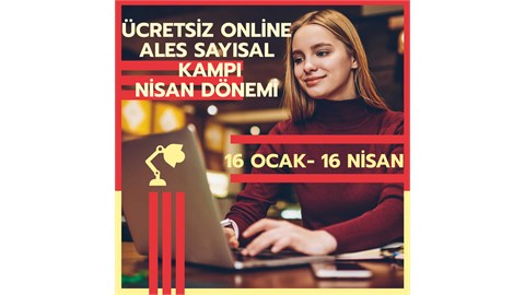 ÜCRETSİZ ONLİNE ALES SAYISAL EĞİTİMİ