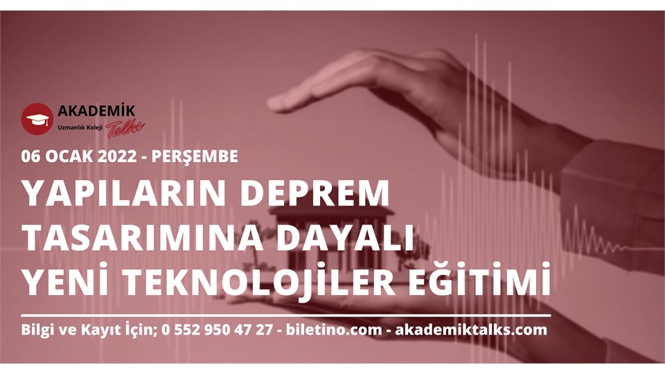 Yapıların Deprem Tasarımına Dayalı Yeni Teknolojiler