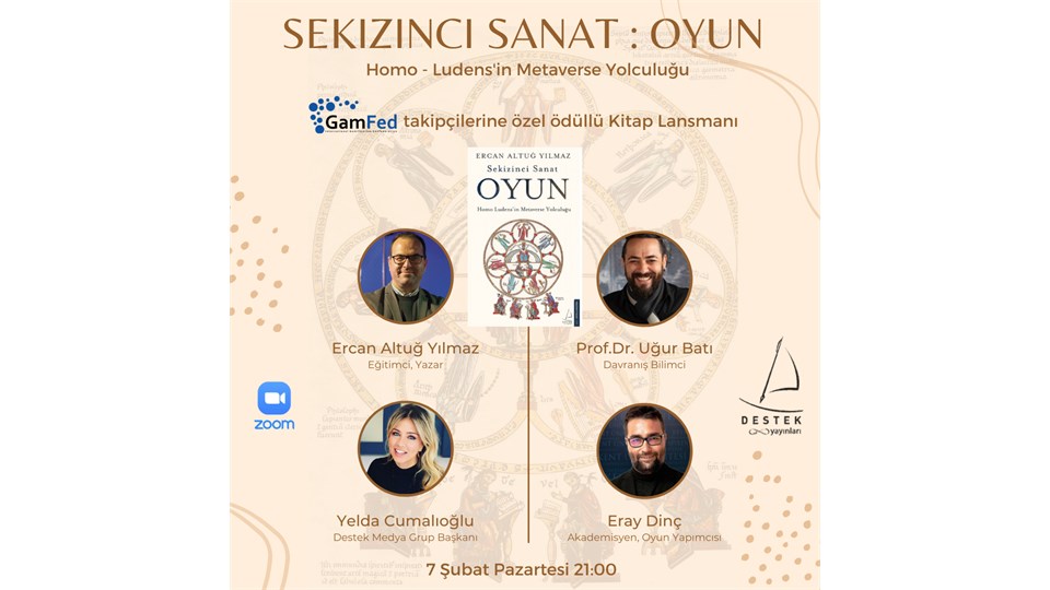 Sekizinci Sanat Oyun - Homo Ludens'in Metaverse Yolculuğu Online Kitap Lansmanı 