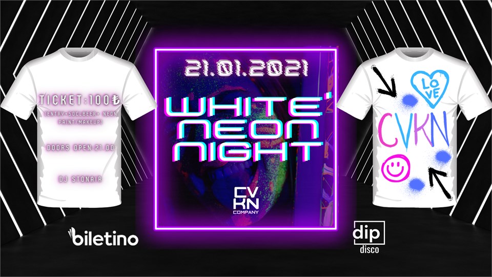 WHITE & NEON NIGHT