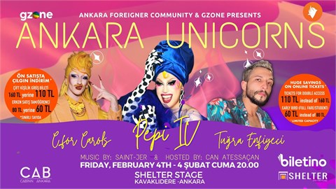 Ankara Unicorns Party  (GZone & Ankara Foreigners Community Presents) 