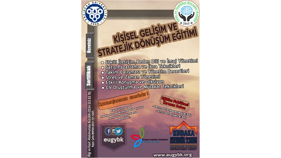 Kişisel Gelişim Ve Stratejik Dönüşüm Eğitimi
