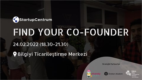 Find Your Co-Founder İstanbul - StartupCentrum