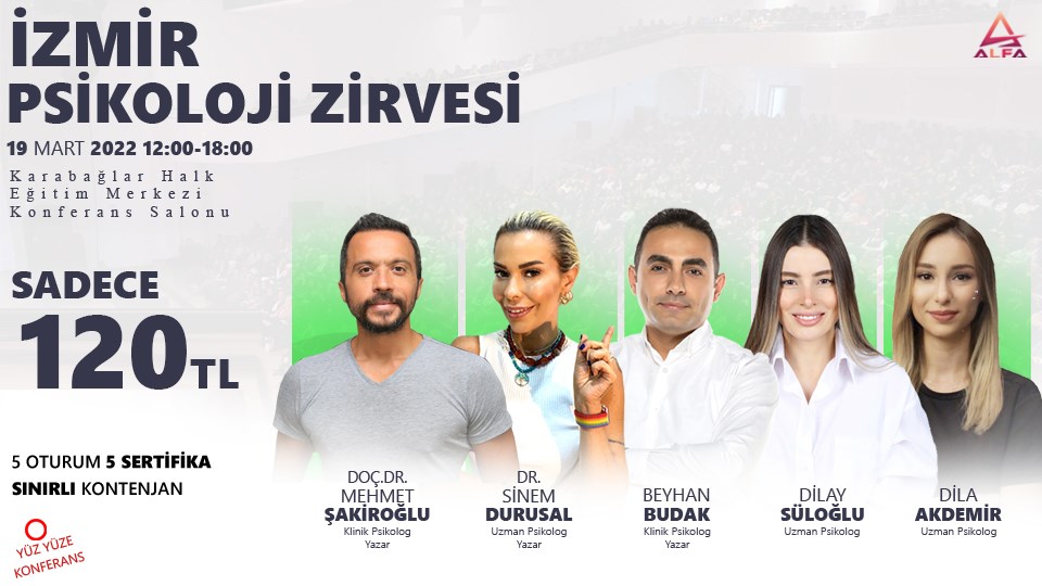 İZMİR PSİKOLOJİ ZİRVESİ / 19 Mart