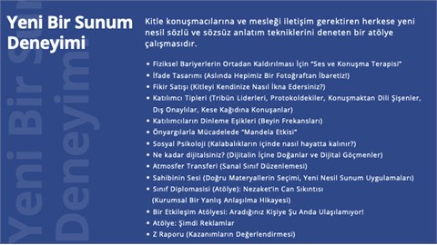Yeni Bir Sunum Deneyimi (Eğitimcinin Eğitimi)-Dr. Yücel Erdemir