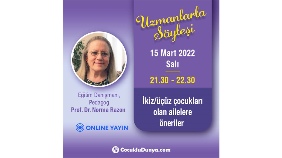 İkiz/Üçüz Çocukları Olan Ailelere Öneriler Semineri