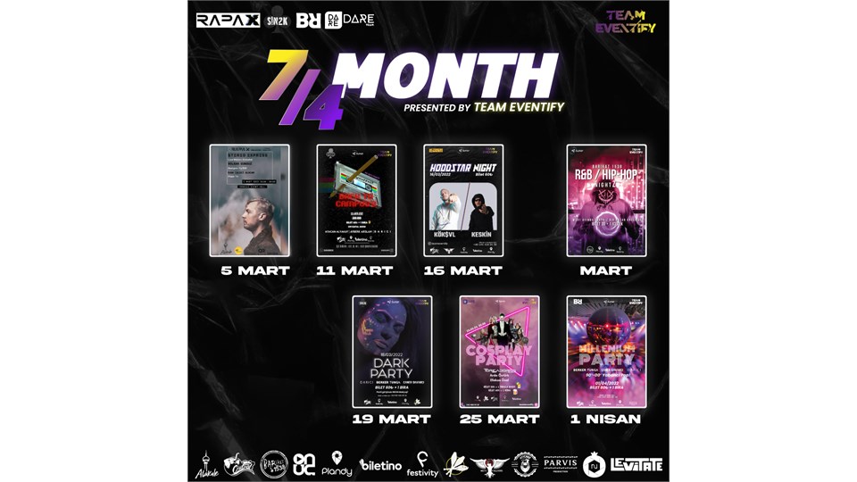 7/4 MONTH (KOMBİNE BİLET) 