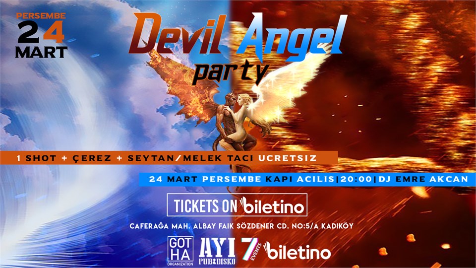 Devil Angel Party | 24 Mart Perşembe | GOTHA Organization