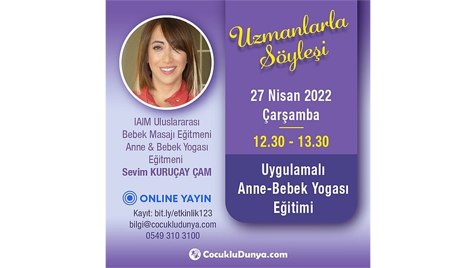 Uygulamalı Anne-Bebek Yogası Eğitimi