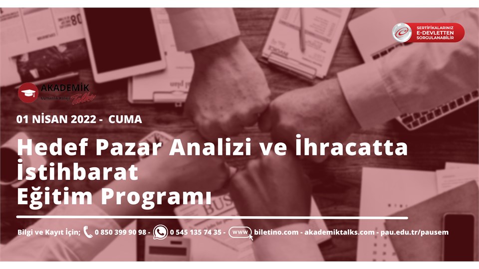 Hedef Pazar Analizi ve İhracatta İstihbarat
