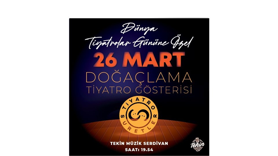 Dünya Tiyatro Gününe Özel Doğaçlama Tiyatro Gösterisi