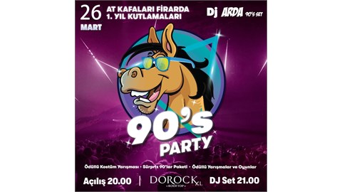 At Kafaları ile 90'lar Partisi 