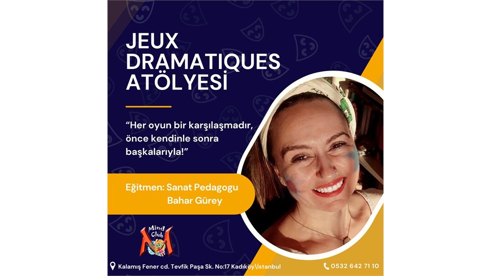 5-6 YAŞ ÇOCUKLAR İÇİN JEUX DRAMATIQUES ATÖLYESİ