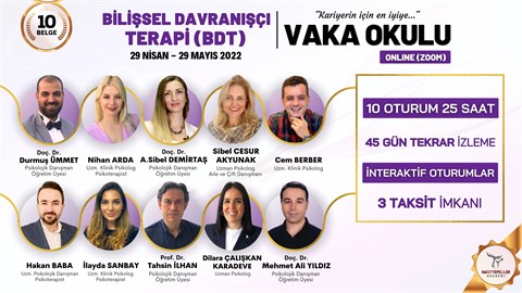 Bilişsel Davranışçı Terapi (BDT) Vaka Okulu