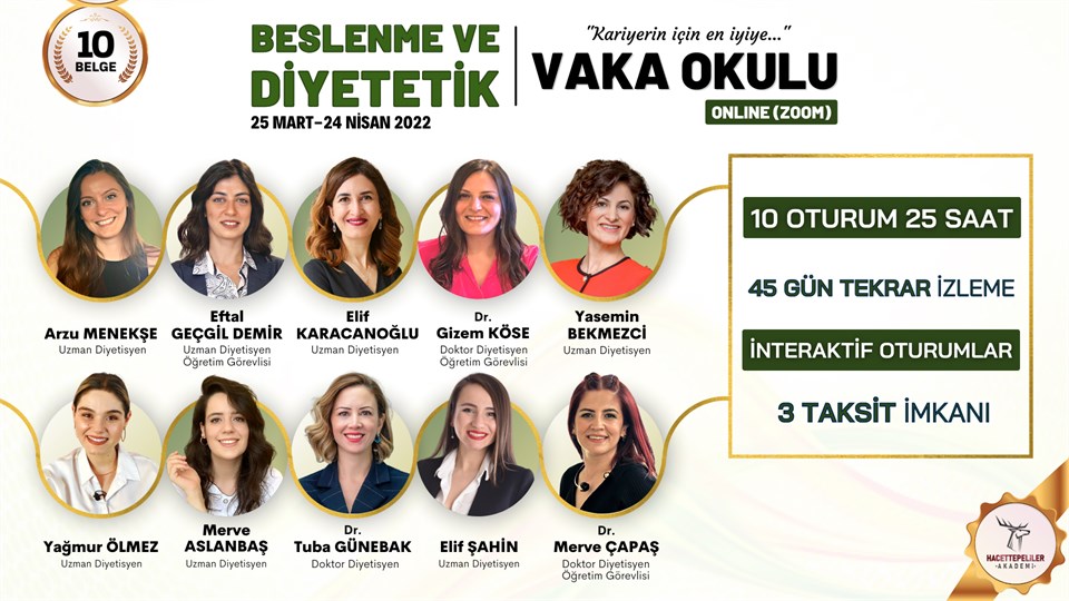 Beslenme ve Diyetetik Vaka Okulu