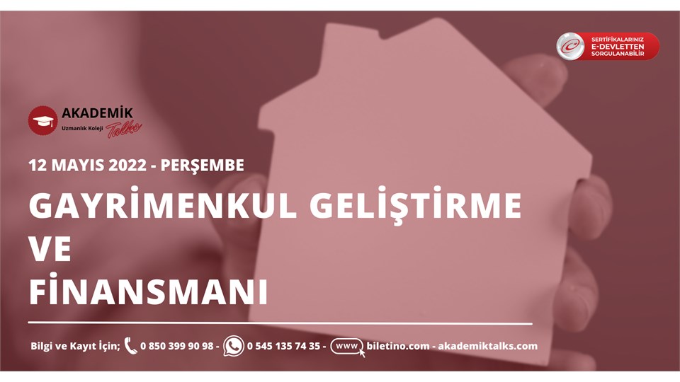 Gayrimenkul Geliştirme ve Finansmanı
