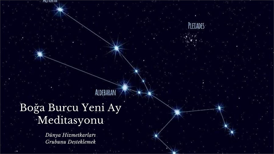 Boğa Burcu Yeni Ay Meditasyonu