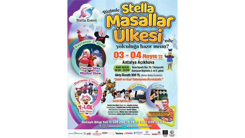 Bizimle Stella Masallar Ülkesi’nde Yolculuğa Hazır Mısınız?