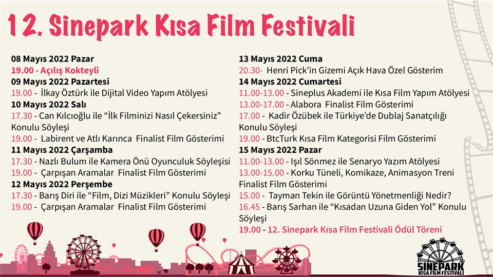 12. Sinepark Kısa Film Festivali