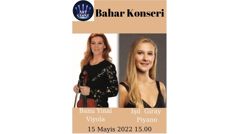 Duo Vega Bahar Konseri Banu Yinal, Viyola - Işıl Giray Uysal, Piyano