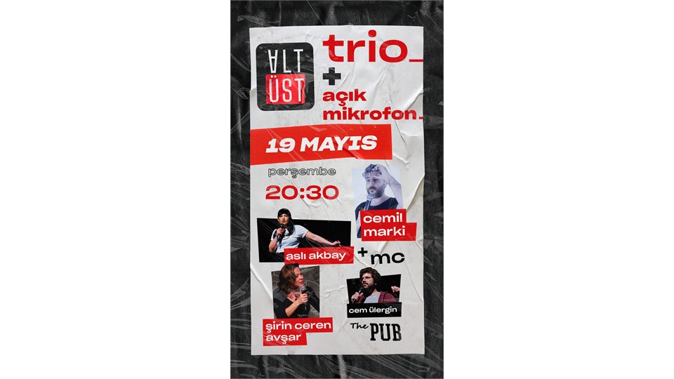 ALTÜST TRIO + AÇIK MİKROFON @ THE PUB KADIKÖY
