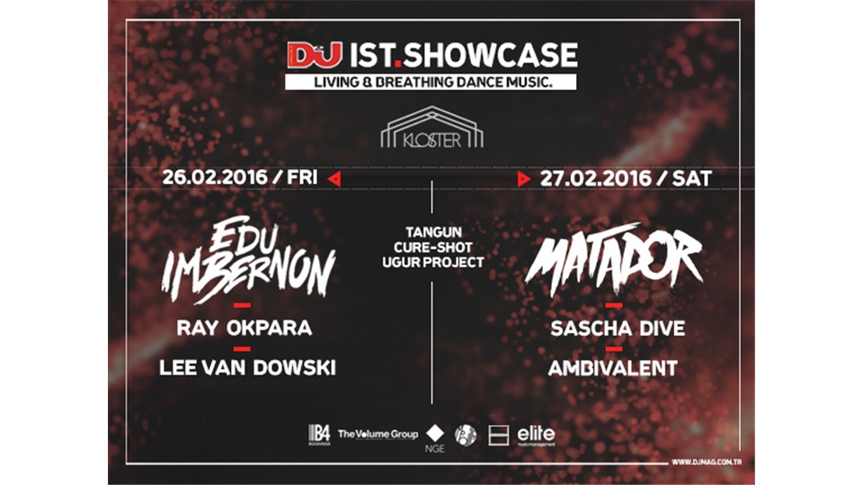 DJ Mag IST Showcase :  Matador, Edu Imbernon, Lee Van Dowski, Ray Okpara, Ambivalent, Sascha Dive