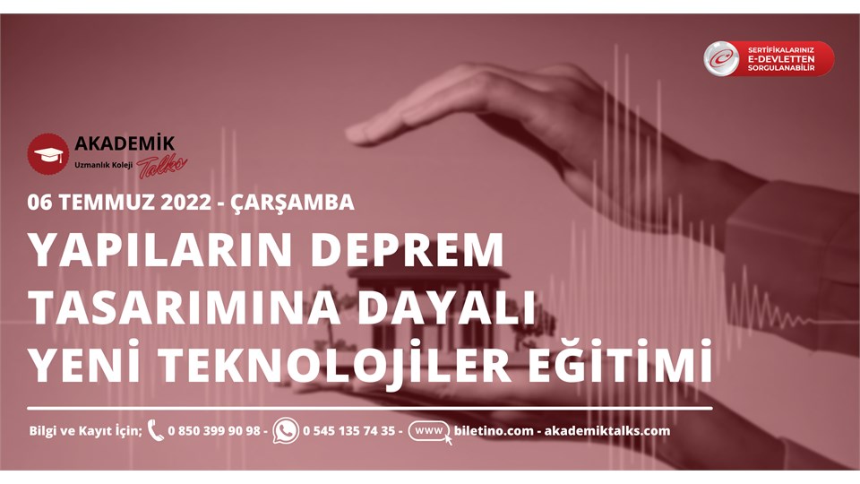 Yapıların Deprem Tasarımına Dayalı Yeni Teknolojiler