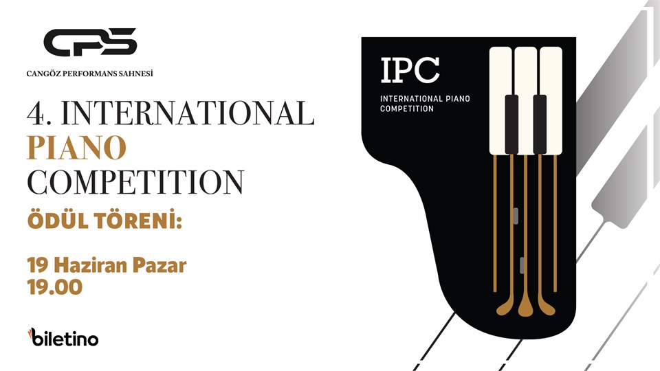4. INTERNATIONAL PIANO COMPETITION ÖDÜL TÖRENİ