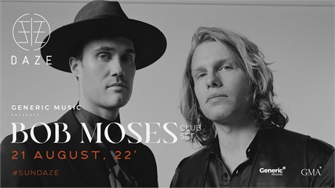 Generic Music Presents: Bob Moses 