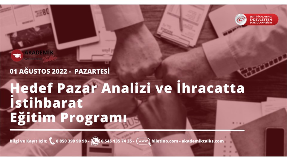 Hedef Pazar Analizi ve İhracatta İstihbarat