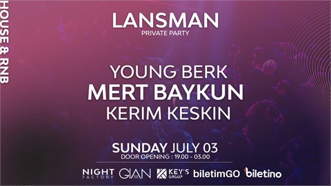 LANSMAN PARTY - GIAN NİŞANTAŞI (PRIVATE)