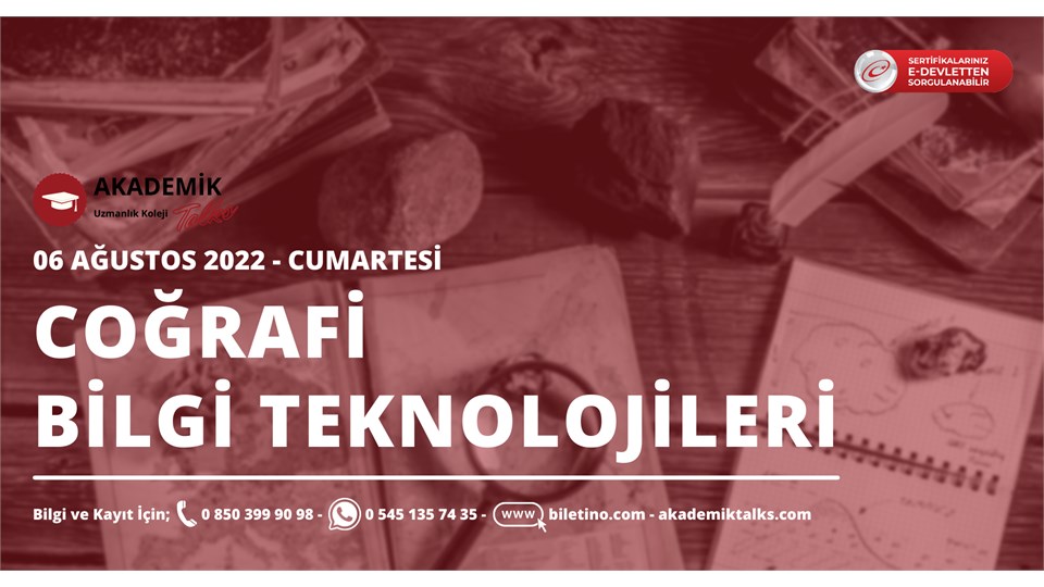 COĞRAFİ BİLGİ SİSTEMLERİ ve TEKNOLOJİLERİ (CBS