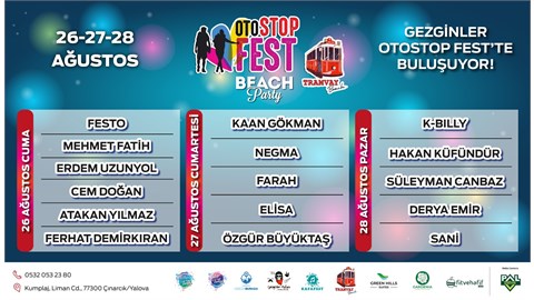 OTOSTOP FEST YALOVA ÇINARCIK