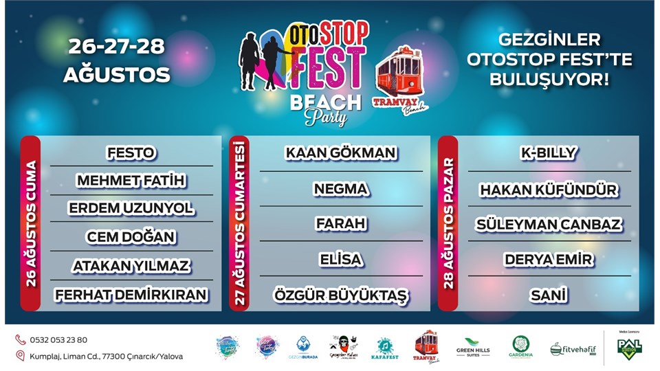 OTOSTOP FEST YALOVA ÇINARCIK