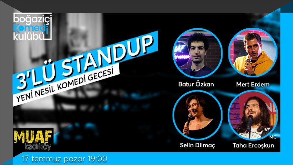 Boğaziçi Komedi Kulübü: 3'lü Standup