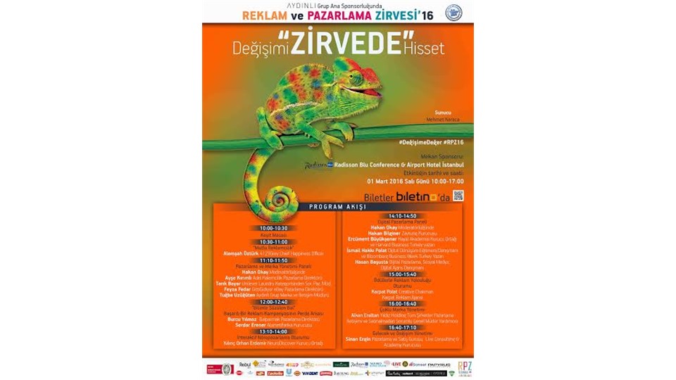Reklam ve Pazarlama Zirvesi’16- RPZ İstanbul