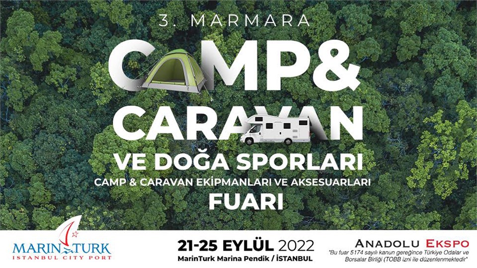 3. Marmara Kamp & Karavan ve Doğa Sporları Fuarı