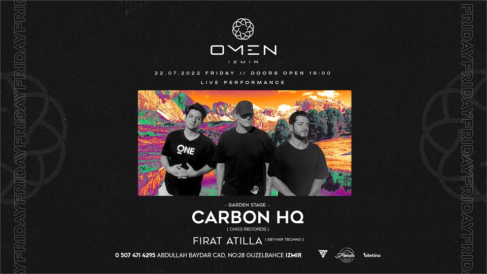 CARBON HQ LIVE - FIRAT ATILLA - CLUB OMEN - IZMIR