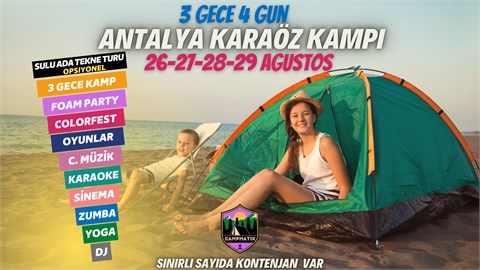Antalya Karaöz Kanpı