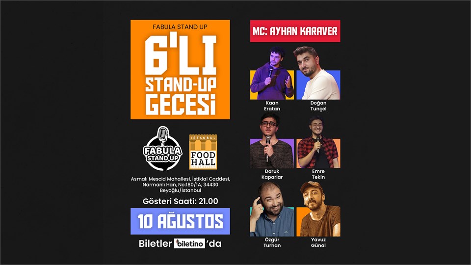 Fabula 6'lı Stand-Up Gecesi //Food Hall